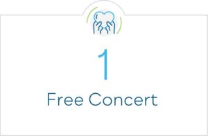 1 free concert