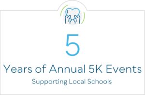 5 years of annual 5K events supporting local schools