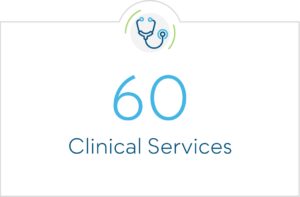 60 clinical services