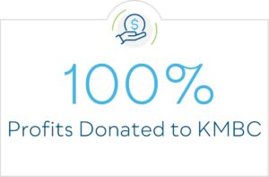 100% of profits donated to KMBC