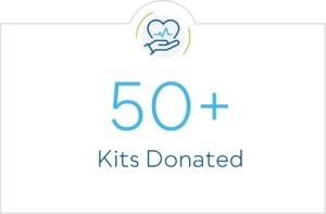 50+ kits donated