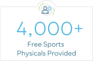4,000+ Free Sports Physicals Provided